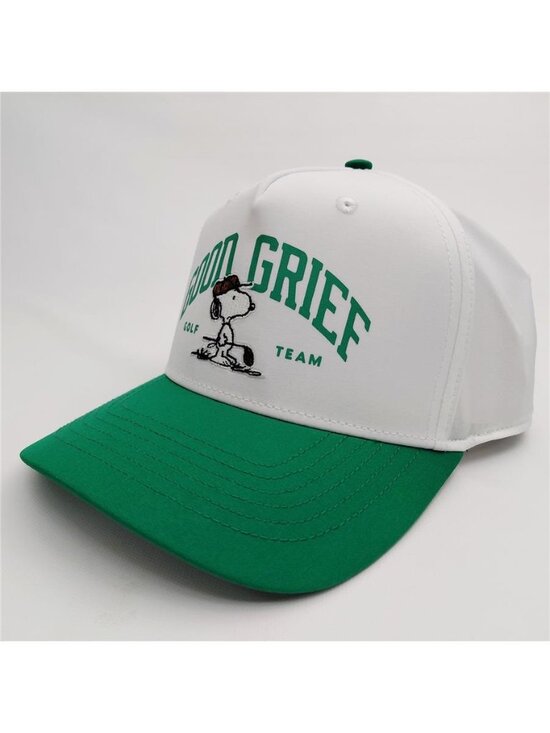 Peanuts Snoopy Good Grief Golf Team Hat | Bioworld White Snapback | NWT Retro 80 main image 4